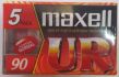 Maxell UR 90min 5Pack Type I